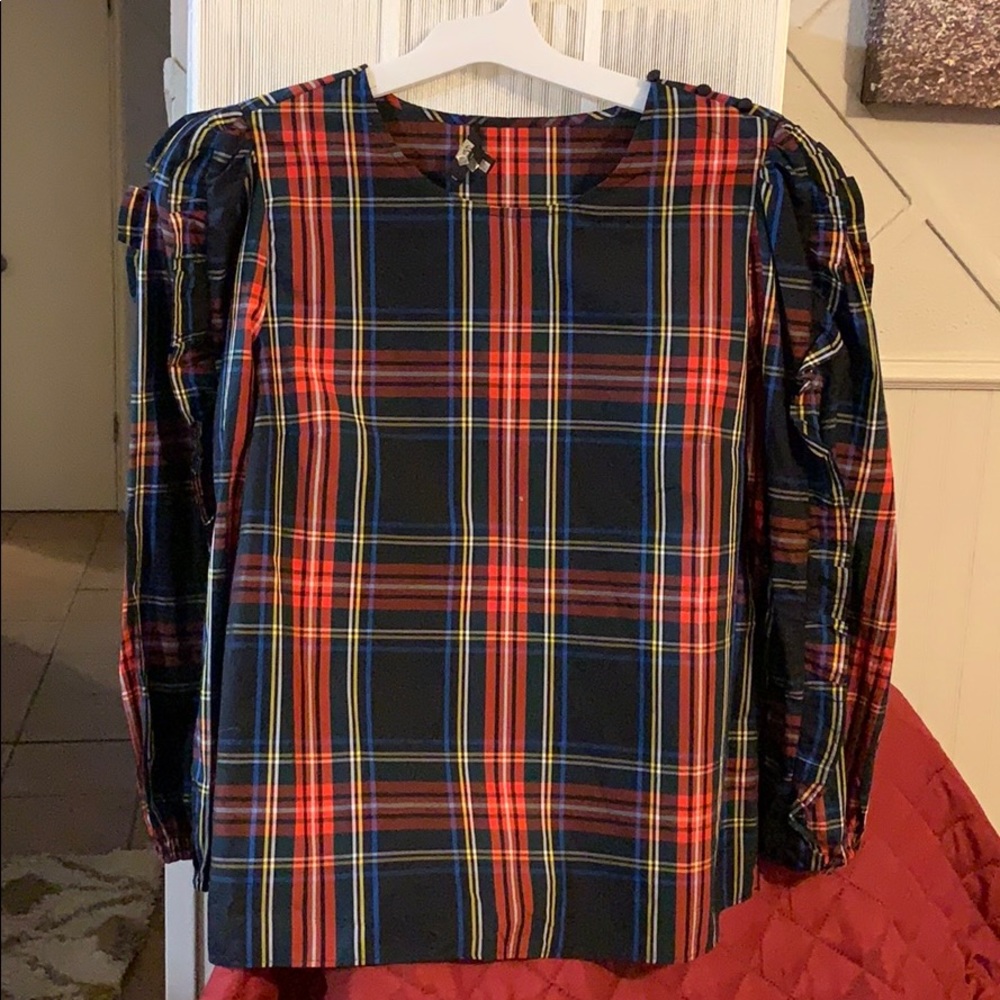 Jcrew woman Plaid top